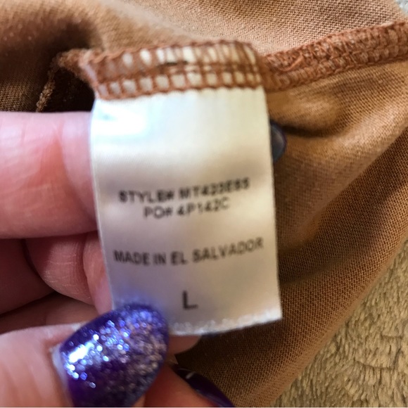 Billabong brown and gray mens long sleeve tee Size L - Picture 2 of 6